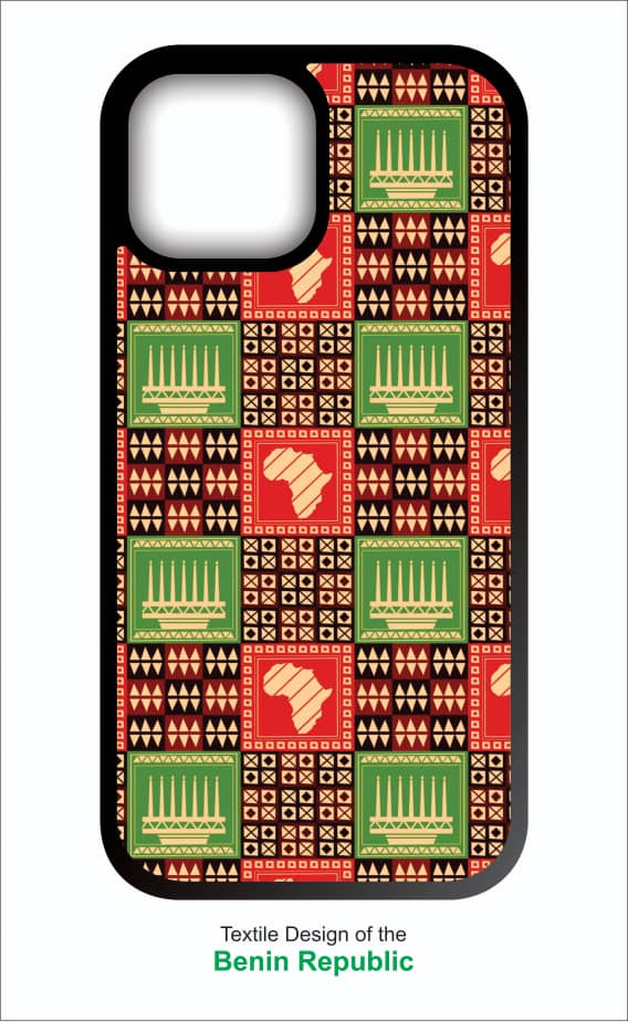 Benin Republic Phone Case | African Print iPhone 15/16 & Galaxy S24/S25 Cover - Shockproof
