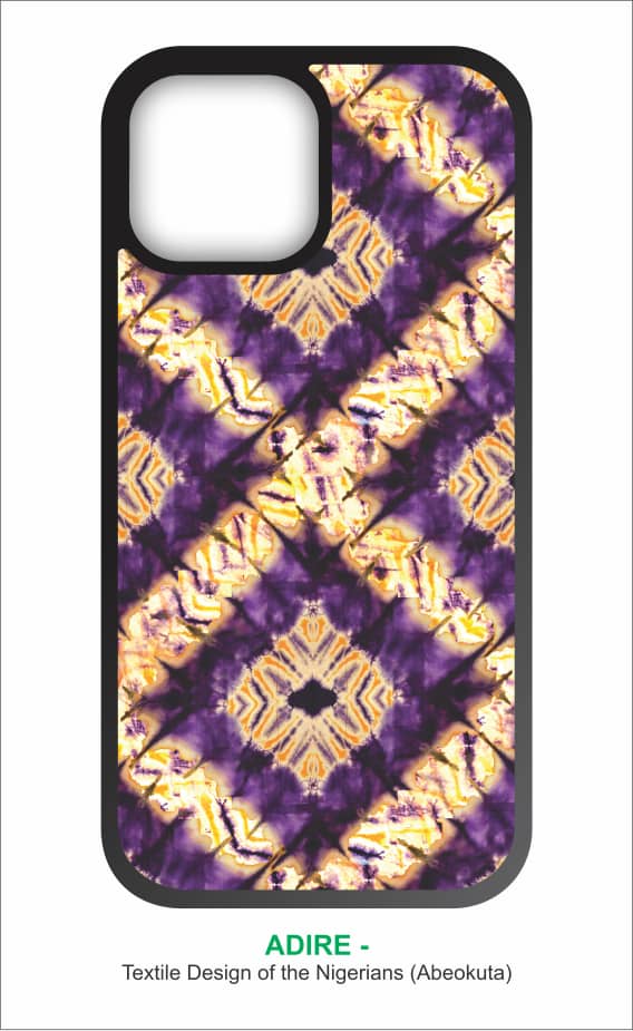 Nigeria Ankara J Phone Case | African Print iPhone 15/16 & Galaxy S24/S25 Cover - Shockproof