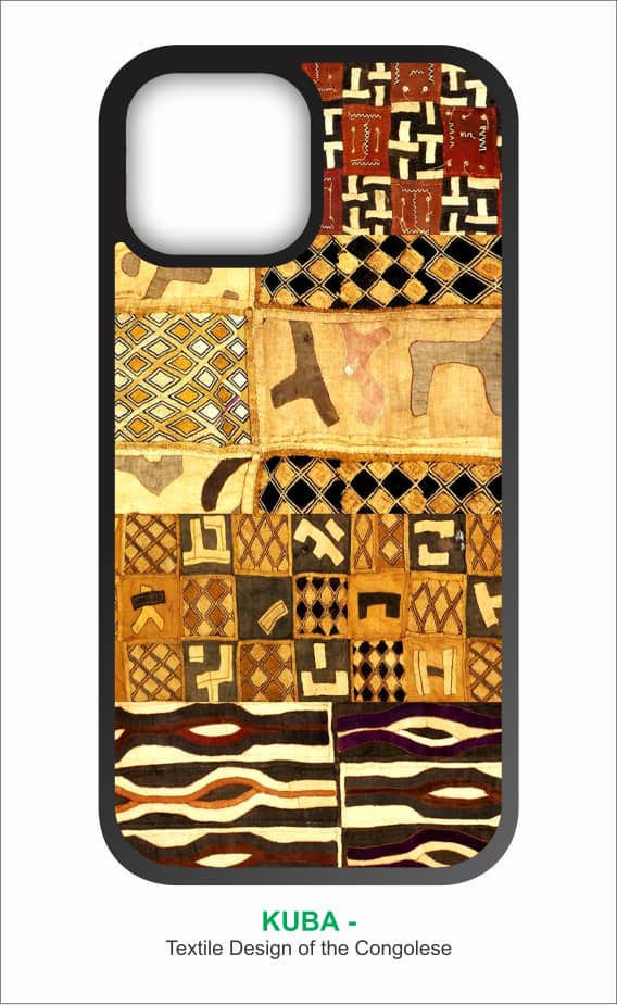 Congo Kuba 2 Phone Case | African Art iPhone 15/16 & Galaxy S24/S25 Cover - Shockproof