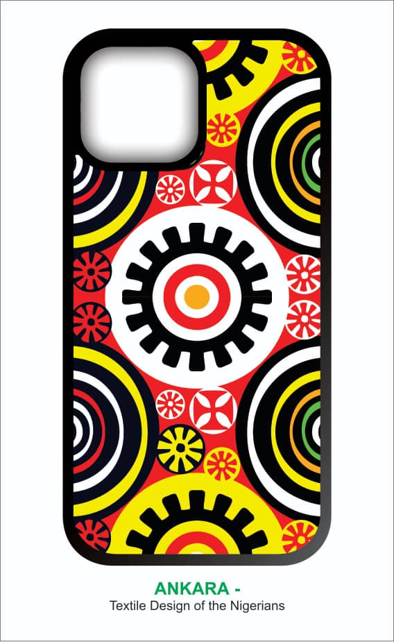 Nigeria Ankara J Phone Case | African Print iPhone 15/16 & Galaxy S24/S25 Cover - Shockproof Why it Ranks Well: