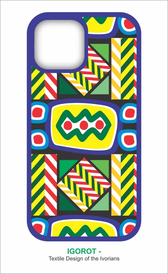 Ivory Coast Pagne Phone Case | African Print iPhone 15/16 & Galaxy S24/S25 Cover