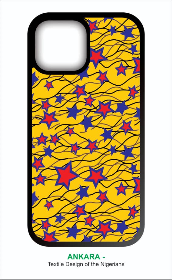 African Ankara iPhone 15/16 & Galaxy S24/S25 Case | Nigeria Heritage Shockproof Cover